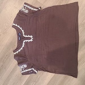 Norton McNaughton XL womens short sleeve blouse